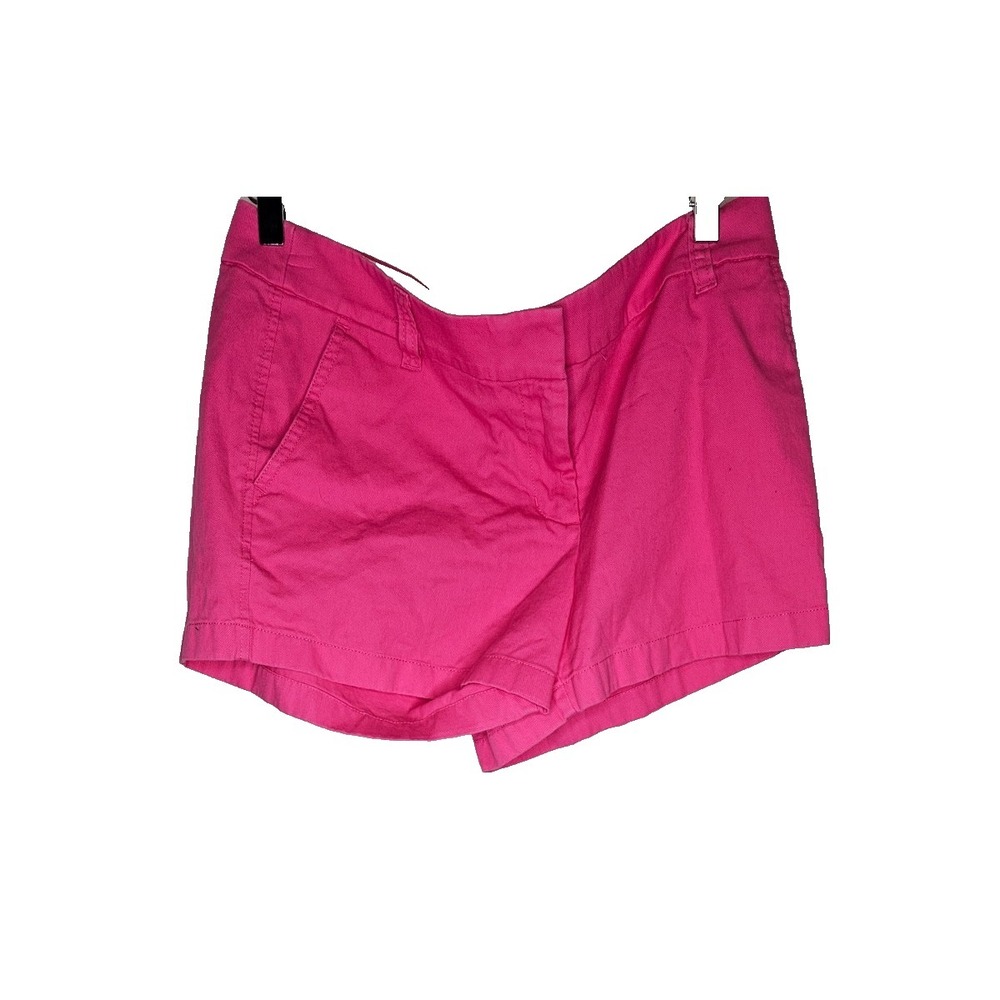 J.Crew Pink Chino Shorts Womens 10 4" Inseam Cotton Preppy Resort